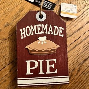 Ashland Fall Decor Wooden Art Homemade Pie Sign